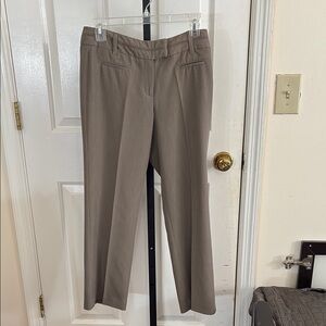 Larry Levine Petite Taupe Trousers